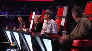 The Voice 2014 - Chegada de Gwen e Pharrell ao The Voice