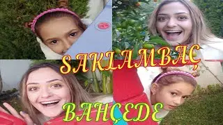 Cerenle Bahçede saklambaç oynadık  Elif ile Eğlenceli Video