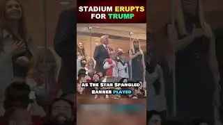 Trump Gets Thunderous Ovation at Championship Game #shorts