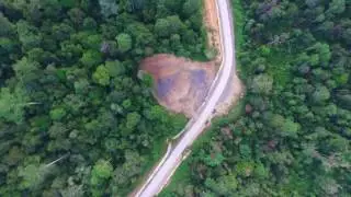 Drone flight, Maliau Basin, Sabah, Borneo