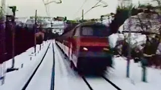Cab Ride LINEA DISMESSA da MONDOVI' ad ORMEA, nella NEVE, 07/02/1994 (Parte 1)