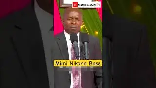Deputy President Kithure Kindiki viral video responding to critics that he doesn't have base voice
