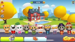 Talking Tom Gold Run All Characters Unlocked Halloween Theme Super Hero Tom New Update Gameplay