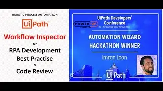 UiPath Tutorial Workflow Inspector | RPA Code Review & Development Best Practice | Live Coding Video