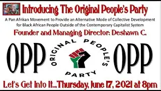 Introducing The Original People's Party