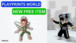 All 10 Red Sticker Locations | How To Get Shoulder Maple in PLAYPRINTS World | Free UGC | Roblox