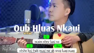 Qub hluas nkauj (Yoov muas )สอนคอร์ดguitar