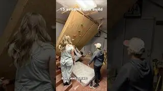 WALL BUILDING #climbing #climbingholds #woodworking #excercise #bouldering