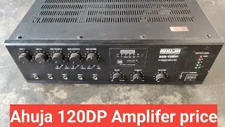 Ahuja 120 DP amplifier price2023 new price assam Guwahati palton bazar  Babu DJ vlogs, YouTube▶️
