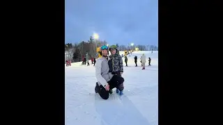Connor's First Chair Lift Ride and Big Hill Run