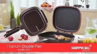 Titanium Double Pan (Jumbo Grill) | #HappycallM&eacute;xico