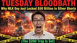 TUESDAY BLOODBATH | Why MLK Day Just Locked $50 Billion in Silver Shorts | The $200 Trap Is Set