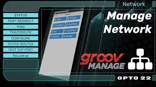 groov Manage: Network Overview