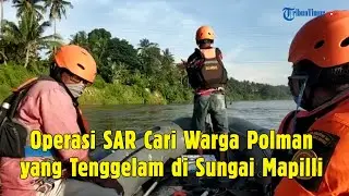 Basarnas Lanjutkan Pencarian Warga Polman yang Tenggelam