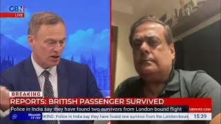 Rahul Mittra speaks on the Air India plane crash on British TV