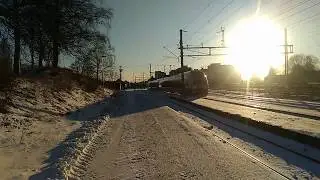 Nsb Flirt Type 75 Grefsen Stasjon towards Oslo S