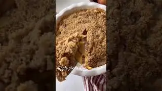 Apple Pie with Crumble Topping