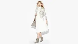 1 DRESS, 3 LOOKS | WHITE MIDI DRESS