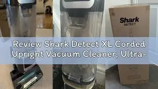 Review Shark Detect XL Corded Upright Vacuum Cleaner, Ultra-Powerful Pet Hair Pick-Up, DuoClean Dete