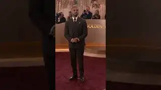 MICHAEL B JORDAN NO TAPETE VERMELHO DO GOLDEN GLOBES