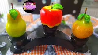 Diy frutero con botellas de pl&aacute;stico y material reciclado en falsa cer&aacute;mica (Moldes Gratis) | GdC