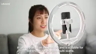 USAMS-ZB120 Stretchable Selfie Ring Light