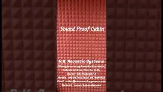 Sound Proof Cabin for many use meeting, theatre, voice recording etc.    You want one, contact us