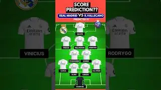 REAL MADRID vs RAYO VALLECANO: PREDICTED LINEUPS 🔥⚽ | LALIGA CLASH!