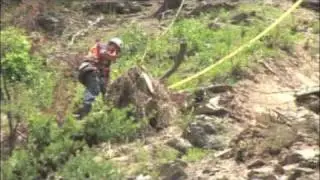 Rockslide repairs on US 129 (The Dragon) 060510 (widescreen)