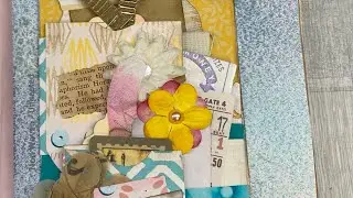 8 CIRCLE Pocket MINI JOURNAL- Flip Flap tutorial  #junkjournal
