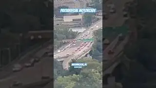 Presidential motorcade. #potus #biden #trump #president #dc #truck #car #police #protection