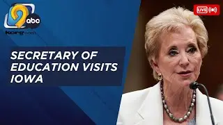 Gov. Reynolds holds press conference with US Secretary of Education