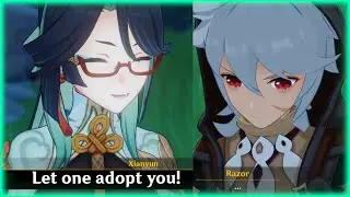 XIANYUN VISITS MONDSTADT & MEETS RAZOR! (All Xianyun Anecdotes) | Genshin Impact 5.4