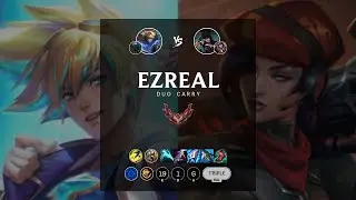 Ezreal ADC vs Caitlyn - EUW Grandmaster Patch 12.6