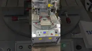 China DIY semi auto turnplate screen printing machine