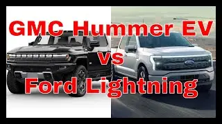 2023 GMC Hummer EV Edition 1 vs F-150 Lightning Platinum (Side by Side Comparison)