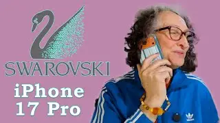 Чехол для iPhone 17 Pro от SWAROVSKI и ремешок для телефона POP MART.