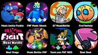 FNF 61 vs 67 Boy, Black Impostor, Among Us, Rumi, Kpop Demon Hunters, Sonic, Beat Battle