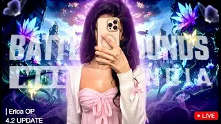 RANK PUSH IN TRY HARD LOBBY | BGMI LIVE w Erica OP