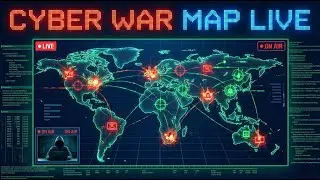 Cyber War Map LIVE &ndash; Real-Time Global Cyber Attacks