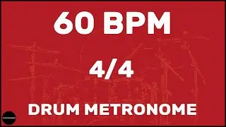 4/4 | Drum Metronome Loop | 60 BPM