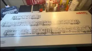 Assembly, History, Test and Run of Marklin 4228 Rheingold set.