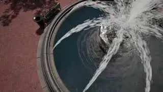 UE5 Niagara particle system - Water fountain particle system