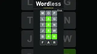 3 Letter Wordle is HARD!