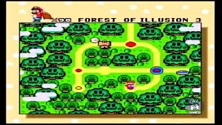 Super Mario World - Forest Of Illusion 3 - Pegando a chave (SNES)