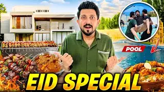 Bari Eid Bara Shughal || Mazedar Biryani || Interesting Games in Pool😍Picnic with Friends & family