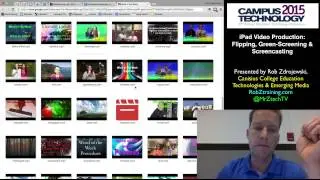Campus Technology 2015 Workshop: iPad Video Production by Rob Zdrojewski