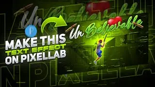 Make This Thumbnail Text Effect 🔥 On Pixellab || @magno.visuals
