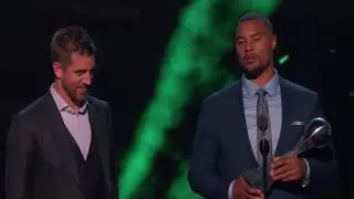ESPYS 2016 - Aaron Rodgers Hail Mary Wins Best Play!