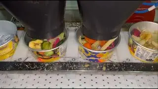 Filling Dry fruit into cups